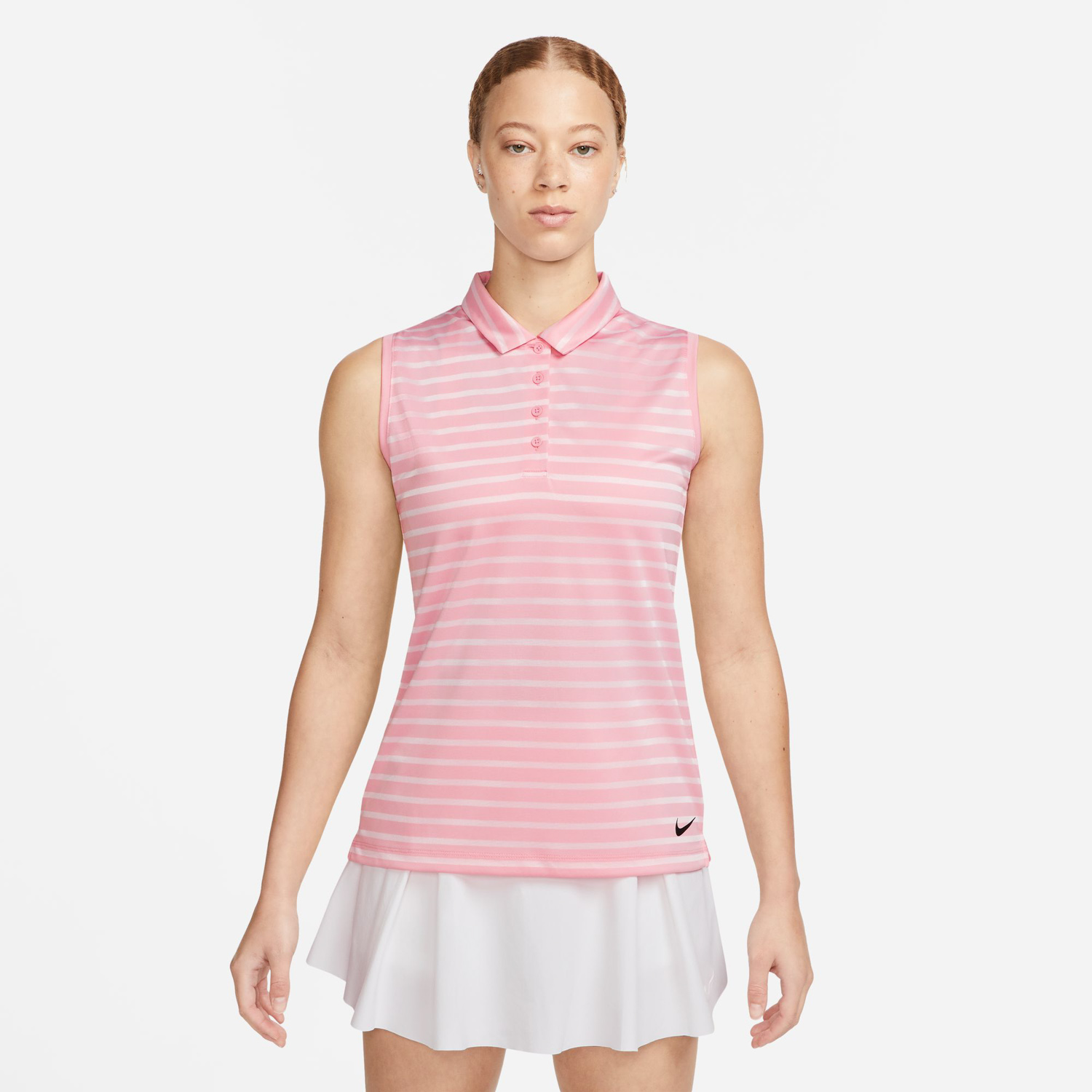 Nike women's dry shop sleeveless golf polo